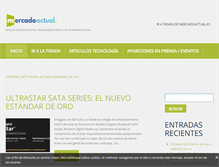 Tablet Screenshot of blog.mercadoactual.es